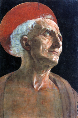 Andrea del Verrocchio (Firenze, 1436 - Venezia, 1488), San Girolamo (Saint Jerome), c. 1465 via Atlante dell'arte italiana http://www.atlantedellarteitaliana.it/artwork-11760.html