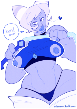 sniggysmut:Holly Blue Agate from Steven Universe. (Patreon) 