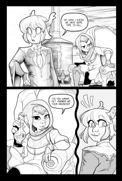 slipshine:  Dragons Prefer Princes has updated, and we hope you like wooden appendages. Subscribe for the whole comic!