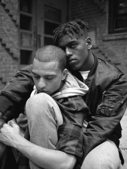 black-boys: Lavante Isaac &amp; Richie Fabien by Kevin Amato | i-D Magazine Fall 2014 Styled by Carlos Nazario 