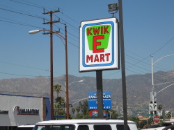 chernobog13:  Nostalgic for the days when the 7-11 just down the street was converted into a Kwik-E-Mart to promote “The Simpsons Movie.”   Was that really almost 10 years ago? Photos by me 