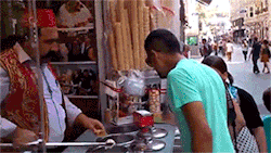 jsantagato:  anthramen:  I have felt first-hand the very wrath of the Turkish ice-cream man.  I haven’t been this impressed in a while.