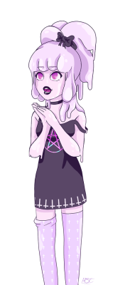 miss-sophie-cerise:small pastel goth slime girl