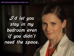 &ldquo;I&rsquo;d let you stay in my bedroom even if you didn&rsquo;t need the space.&rdquo;