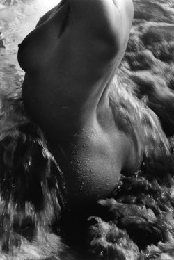 void-dance:  ON IMPERMANENCE Each person is a transitory composite of materials borrowed from the environment. José M.R. Delgado, M.D.Physical Control of the Mind: Toward a Psychocivilized Society (1969) Photo by Lucien Clergue: Naked in the Sea (1962)