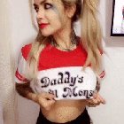 harley quinn with the flash 
