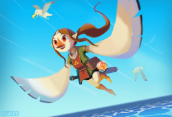 tomas-ap:  “Redesigned” Medli from Wind Waker over at the Character Design Challenge on Facebook :) She’s such a lovely character so it felt good to pay her tribute. 