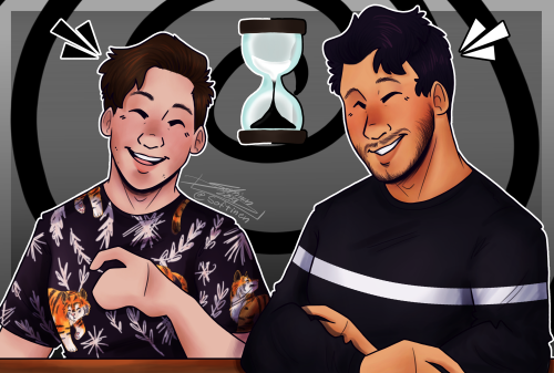 softinen:  ~ Unus Annus ~Finally got some art out, all of these videos have had me in TEARS and I’m excited to see what these two get to do next!! @crankgameplays @markiplier