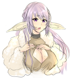 steffydoodles:  Been meaning to draw this for a while but my OC Bridget all grown up! She’s a sheepy. slugbox she’s not the loli you once knew anymore! She’s legal…   Reblogging for a friend! 