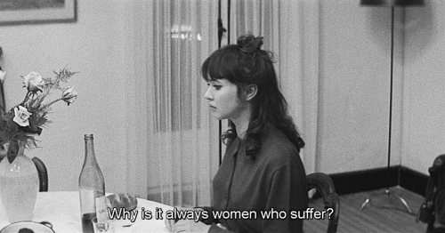 slobbering:  Une femme est une femme (1961) Dir. Jean-Luc Godard