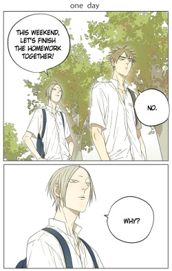 manhua &ldquo;19 days&rdquo; by Old Xian 11/26/2014 update translated by yaoi-blcdPreviously, 1-54 with art/ /55/ /56/ /next chapter/