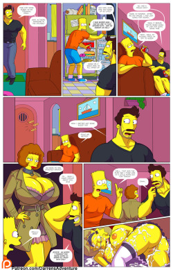 kogeikun: juve89:  Page 8 through 11 for my comic “Darren’s Adventure” in which our special guest was Jenny Poussin.The last few pages took a turn of events and we got a visit from our favorite and prude housewife Maude Flanders. I hope you enjoy