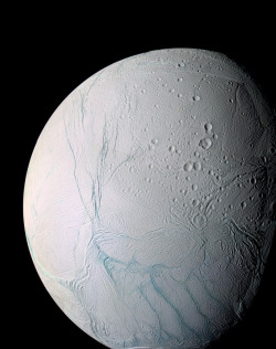 just&ndash;space:  Enceladus, in honor of scientists saying they have confirmed it has a sea under the surface  js