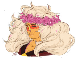 ijessbest:This was inspired by an ask for Jasper with a flower crown, then my feelings took over…..