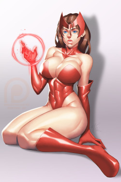 ryu62: SCARLET WITCH This got finished a little later than I had hoped, and all Patron rewards will be distributed soon!! Thank you again for your continued support and expect to see July’s chosen illustration up next week! Later days!  