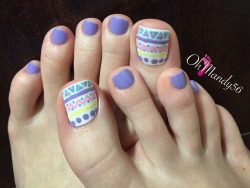 ohmandy56:  Easter egg toes! 🐰🐣🌷