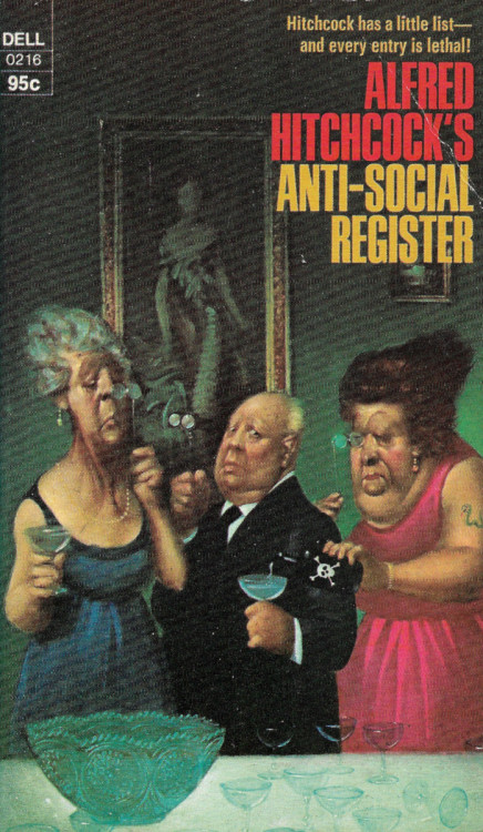 Alfred Hitchcock’s Anti-Social Register (Dell, 1975)From eBay.