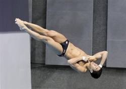 &ldquo;Day 12 - Timothy Lee in action at the Men&rsquo;s 1m Springboard Final&rdquo;Source: Facebook