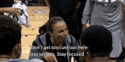 juugknight:  micdotcom:  Becky Hammon just coached a men’s pro-basketball team to a championship After a decorated career in the WNBA, Hammon joined the NBA’s San Antonio Spurs as an assistant coach last year. She’s the first female full-time assistant
