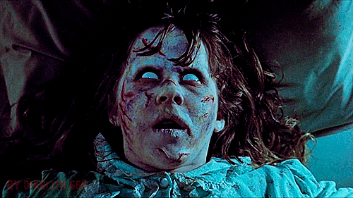 Resultado de imagem para gif movie the exorcist