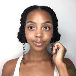 naturalhairqueens:Pretty eyes and pretty hair and those brows are so neat and beautiful! Yes!