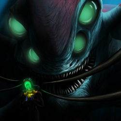linklewinklewoman: adamtheartperson:  And it’s finished! The Reaper Leviathan is now fully detailed and ready to swim into your nightmares! :D I started this more than a month ago but I only worked on this piece occasionally. And I’m very proud of