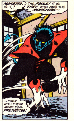 jthenr-comics-vault:  NightcrawlerFrom Giant-Size X-Men #1 (1975)Art by Dave Cockrum