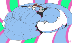 bluecatbutt:  D.va’s lettin’ that gamer diet get to her!  Enjoy~ :3 