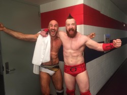lasskickingwithstyle:wwe: Take a look at your NEW #1Contender ’s for the #WWE #Raw Tag Team Championship @wwesheamus &amp; @wwecesaro