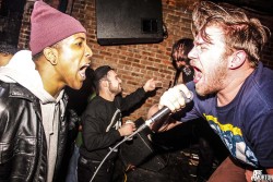 cootyxqueen:  caption angry black man screams at angry white man at metal show but actually tho Villians. Tobacco Road. 3.5.14 Photography: Arie Morton Photography (check my hot shit out) 