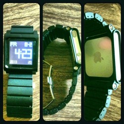 Just got my #lunatik #lynk watchband for my #ipod #nano watch conversion. #cantwaitfortheiWatch #dope #instaphoto #apple #instacollage