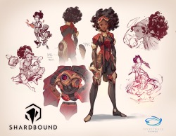 nicholaskole: It also occurs to me that some of my Shardbound concepts didn’t even make it over here– Here are just a few peeks at some of the characters I’ve been working on with Spiritwalk Games over the past year! 