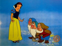 retrogasm:  Snow White animation cel, 1937