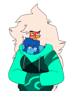 discount-supervillain:  hoodies are just a cheap tactic to make cute gems cuter 