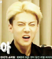 SEHUN'S FACE SAYS IT ALL