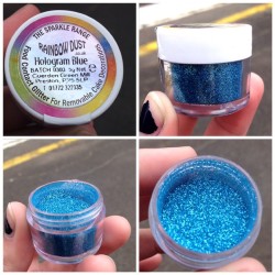 Just bought some edible glitter. It&rsquo;s classed as &lsquo;non-edible&rsquo; but 'non-toxic&rsquo; so I&rsquo;m a bit on the fence about it 😕 I&rsquo;ve eaten it before &amp; been fine. What do you guys think? #help #cake #decoration #glitter #blue