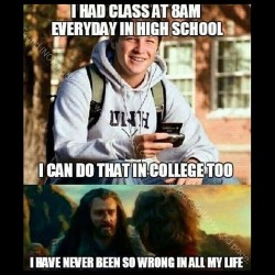 This was true #college #life
