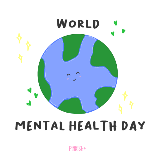 pinkishpositive:  Today is World Mental Health Day! 💚✨ Please always remember that it’s okay not to be okay and it’s okay to ask for help! 🥰  