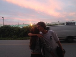 chanel-tiger:  my friend summer-sunsets-in-the-monlight and her boyfriend last night