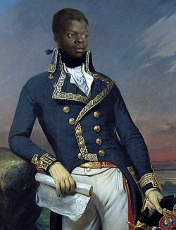 Toussaint Louverture (1743 – 1803) Leader of the Haitian independence movement during the French Revolution, who emancipated the slaves and briefly established Haiti as a black-governed French protectorate.