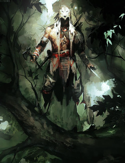 gaarrett:  Assassin’s Creed III Concept Art - Ratonhnhaké:ton 