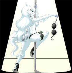 pokepornparadise:  Request for anon! :D Have some pole-dancing Reshiram and Zekrom!