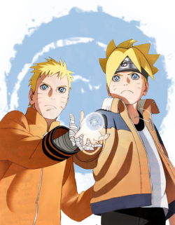 tessa-sama: Boruto and Naruto