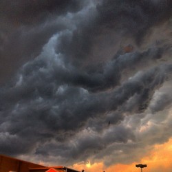 Epic #cloudporn at work. #clouds #sky #skyporn #storm #thunderstorm #tornado #getinthebasement #wereallgonnadie