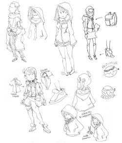 rafchu:  nikoneda:  Base Chara designs for “Console Girl” Season 2 by me, then remastered by Rafchu for our free online comics on http://us.spunchcomics.com/Read our #12 episode !Some readers pointed out the refs in Petite outfit (Terry, Kyo, Yuri,
