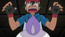 every-ash: Another exquisite boy, just slightly irritated, no problem at all. - Best Wishes, Episode 26: “The Scaaary Stories of the Hitomoshi Mansion!” / “Scare at the Litwick Mansion!” 