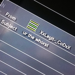 Guise, I&rsquo;m the whorst. 😢 Hahah #psn #funny #message #lol #ps3 #mwd #callofduty #cod #modernwarfare3