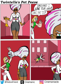 dashboardcomics:  Anyone with black-people hair understand the struggle  