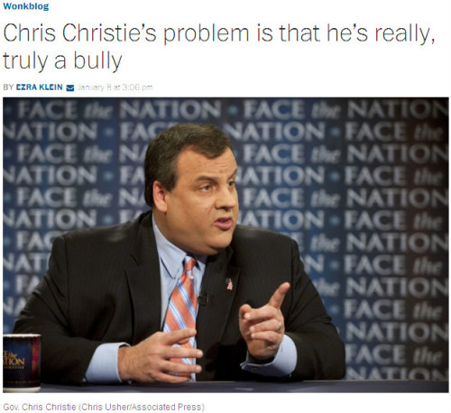 Ezra Klein - Chris Christie's problem is that he's really, truly a bully