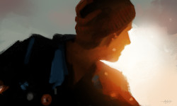 tressela:  Some super messy studies feat. Delsin Rowe, once again referenced from openguo’s gorgeous screenshots. Trying to a) be more confident with my brushstrokes and 2) learn something about light and color maybe?